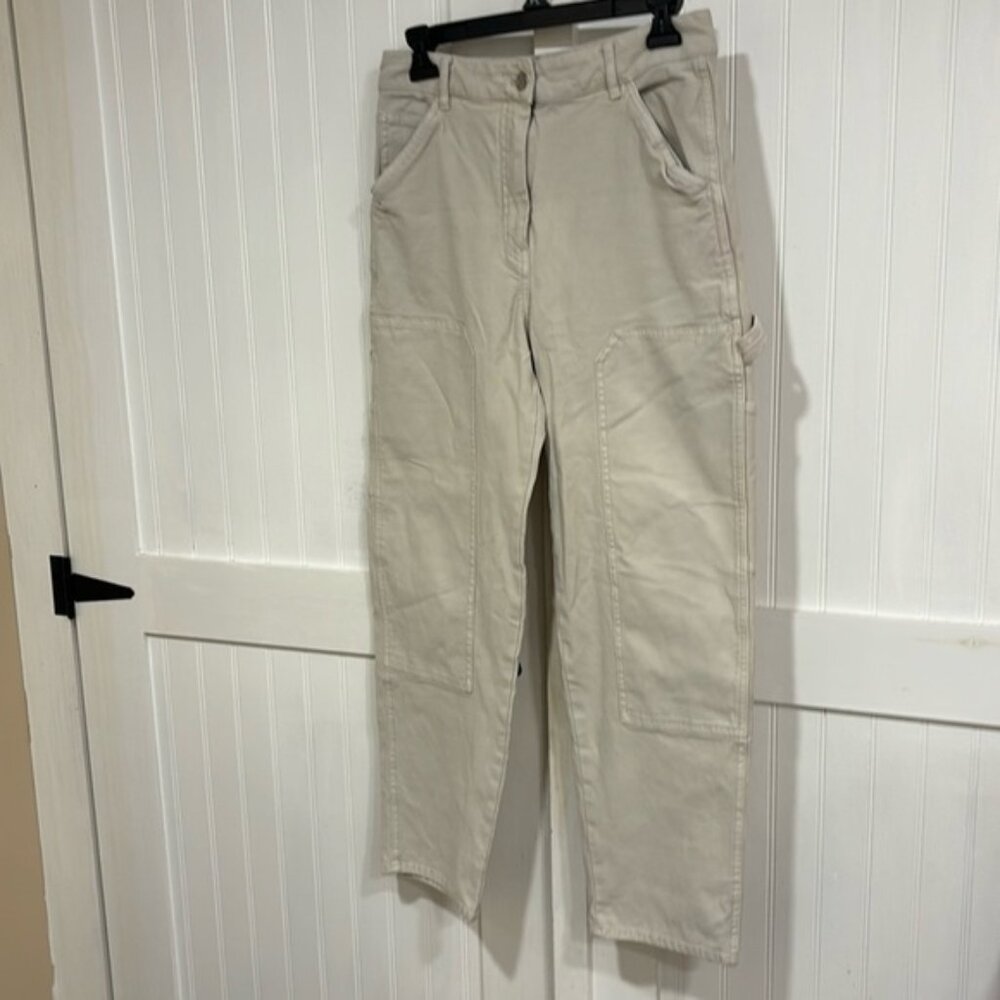 Wilfred free beige cargo/utility pants size 8